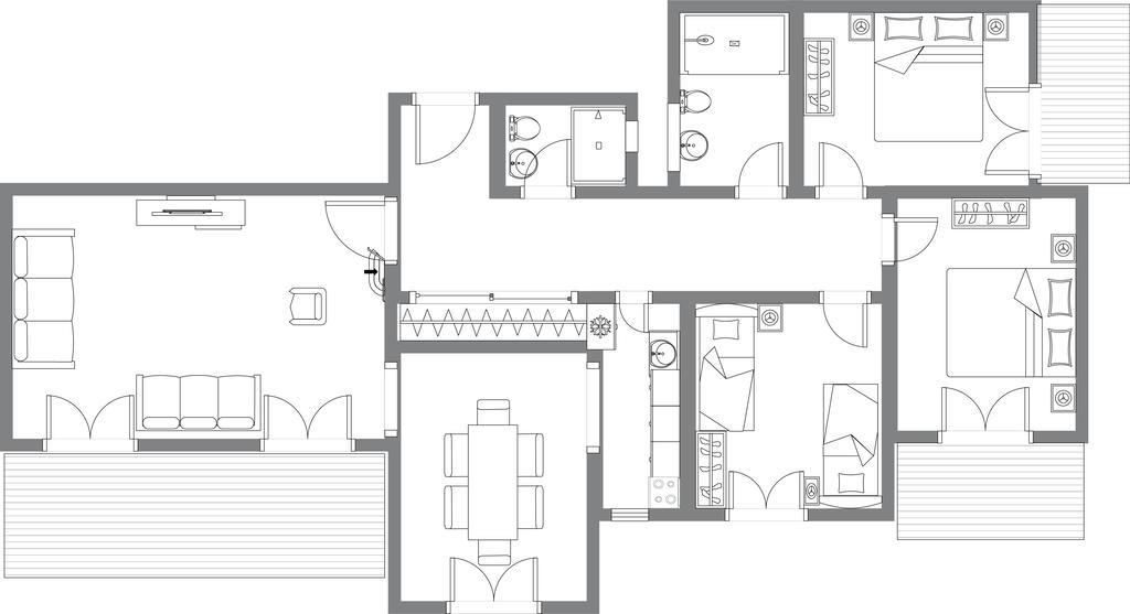 Apartment Vrutak Kotor Eksteriør bilde